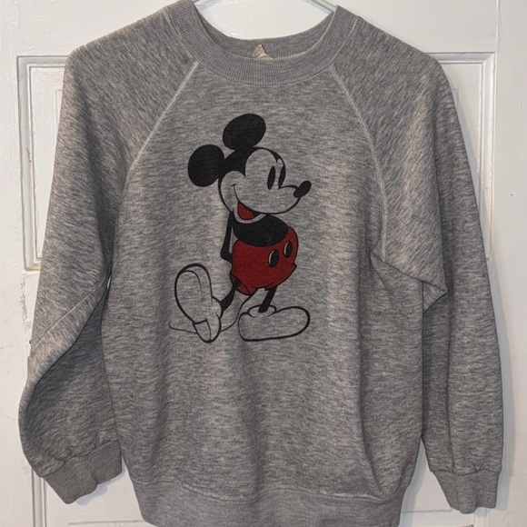 Disney Sweaters - Disney Gray and Red Mickey Mouse Sweater